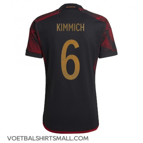 Duitsland Joshua Kimmich #6 Voetbalkleding Uitshirt WK 2022 Korte Mouwen